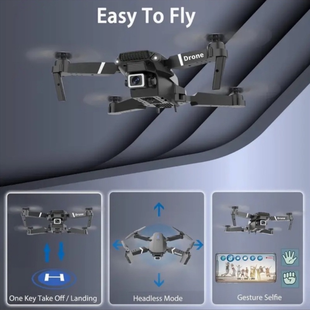 G315 4K Foldable Quadcopter Drone w/ Voice & Gesture Control 🎮 - Picture 2 of 4